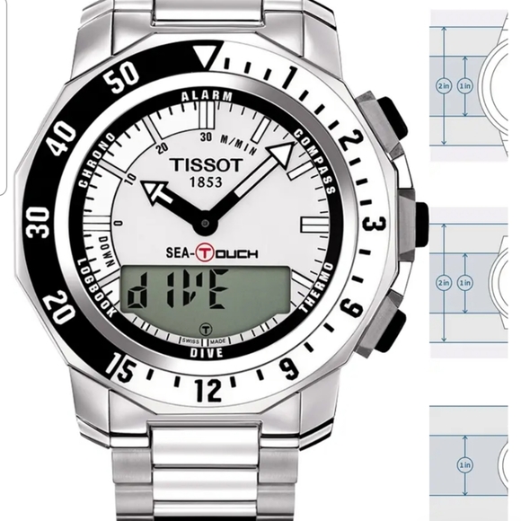Tissot Other - Men's Seatouch Stainless Steel Bracelet Watch